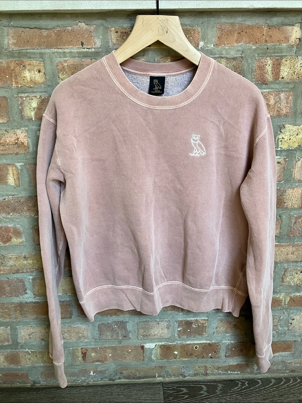 OVO Womens Garment Dye Crewneck